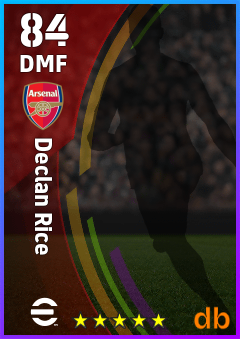 Declan Rice eFootball player card