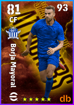 Borja Mayoral — CF, OVR 81, MAX 93