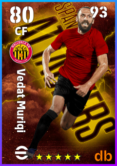 Vedat Muriqi — CF, OVR 80, MAX 93