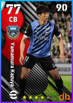 Yamamura Kazuya — CB, OVR 77, MAX 90