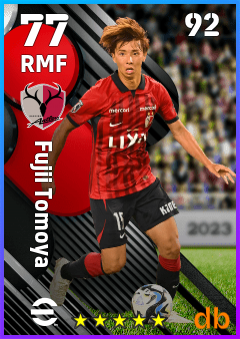 Fujii Tomoya — RMF, OVR 77, MAX 92