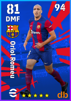 Oriol Romeu — DMF, OVR 81, MAX 94