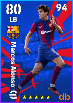 Marcos Alonso — LB, OVR 80, MAX 94