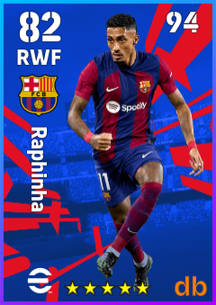 Raphinha eFootball player card