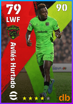 Avilés Hurtado — LWF, OVR 79, MAX 90