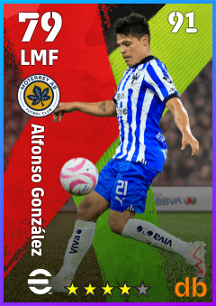 Alfonso González — LMF, OVR 79, MAX 91