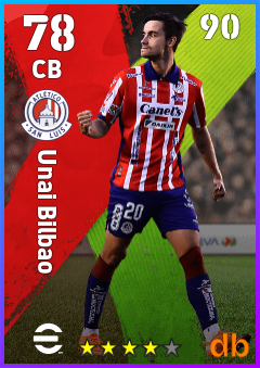 Unai Bilbao — CB, OVR 78, MAX 90