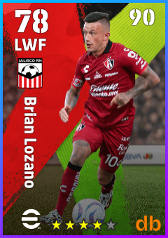 Brian Lozano — LWF, OVR 78, MAX 90