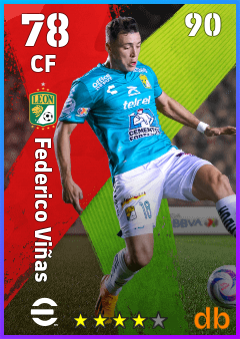 Federico Viñas — CF, OVR 78, MAX 90