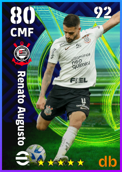 Renato Augusto — CMF, OVR 80, MAX 92