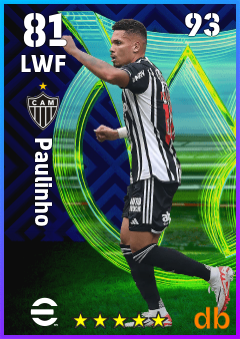 Paulinho — LWF, OVR 81, MAX 93