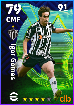 Igor Gomes — CMF, OVR 79, MAX 91