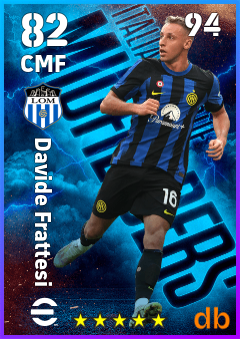 Davide Frattesi — CMF, OVR 82, MAX 94