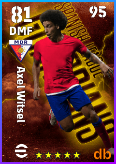 Axel Witsel — DMF, OVR 81, MAX 95