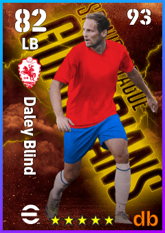 Daley Blind — LB, OVR 82, MAX 93