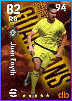 Juan Foyth — RB, OVR 82, MAX 94