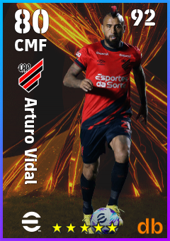 Arturo Vidal — CMF, OVR 80, MAX 92