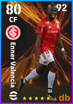 Enner Valencia — CF, OVR 80, MAX 92