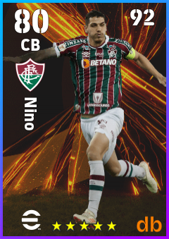 Nino — CB, OVR 80, MAX 92