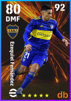 Ezequiel Fernández — DMF, OVR 80, MAX 92