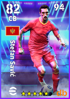 Stefan Savić — CB, OVR 82, MAX 94