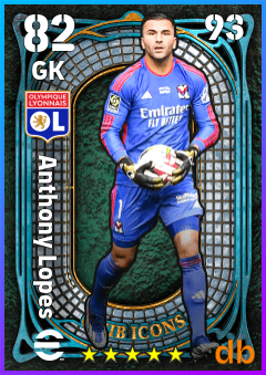 Anthony Lopes — GK, OVR 82, MAX 93