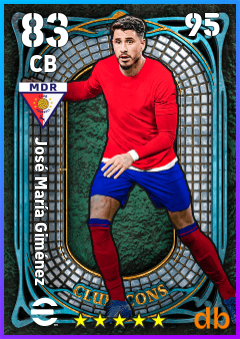 José María Giménez — CB, OVR 83, MAX 95