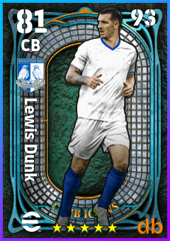 Lewis Dunk eFootball player card