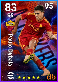 Paulo Dybala — SS, OVR 83, MAX 95