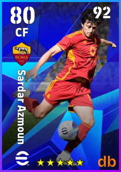 Sardar Azmoun — CF, OVR 80, MAX 92