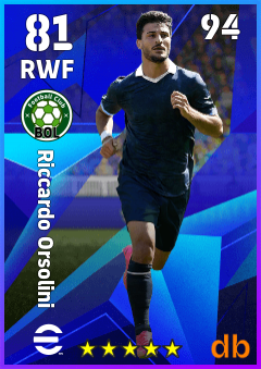 Riccardo Orsolini — RWF, OVR 81, MAX 94