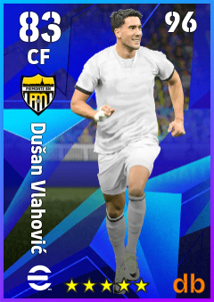 Dušan Vlahović eFootball player card
