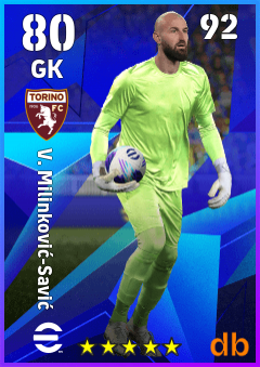 V. Milinković-Savić — GK, OVR 80, MAX 92