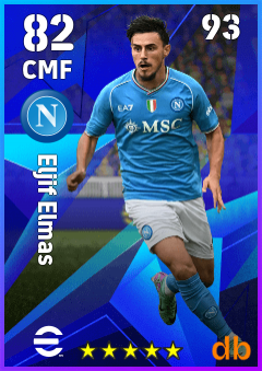 Eljif Elmas — CMF, OVR 82, MAX 93