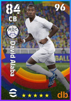 David Alaba — CB, OVR 84, MAX 96