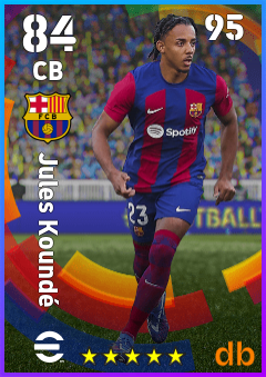 Jules Koundé — CB, OVR 84, MAX 95