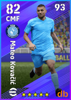 Mateo Kovačić — CMF, OVR 82, MAX 93