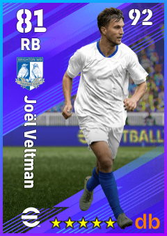 Joël Veltman — RB, OVR 81, MAX 92
