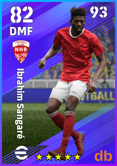 Ibrahim Sangaré — DMF, OVR 82, MAX 93