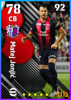 Matej Jonjić — CB, OVR 78, MAX 92