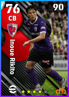 Inoue Rikito eFootball player card