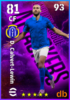 D. Calvert-Lewin — CF, OVR 81, MAX 93
