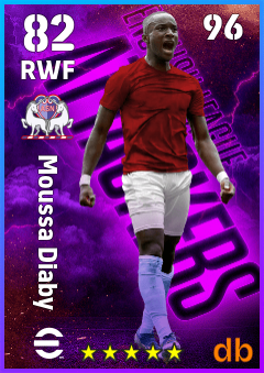 Moussa Diaby — RWF, OVR 82, MAX 96