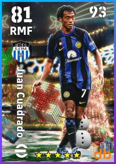 Juan Cuadrado — RMF, OVR 81, MAX 93