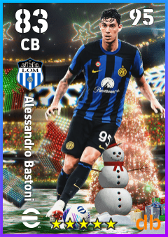 Alessandro Bastoni — CB, OVR 83, MAX 95
