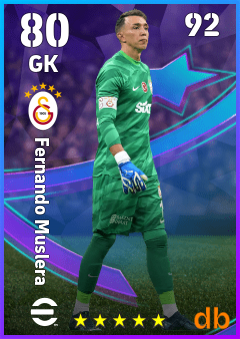 Fernando Muslera — GK, OVR 80, MAX 92