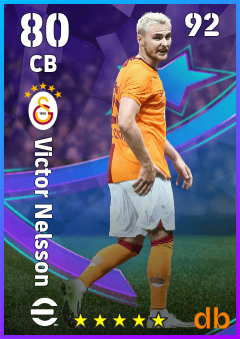 Victor Nelsson — CB, OVR 80, MAX 92