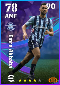 Emre Akbaba — AMF, OVR 78, MAX 90