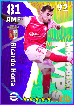 Ricardo Horta — AMF, OVR 81, MAX 92