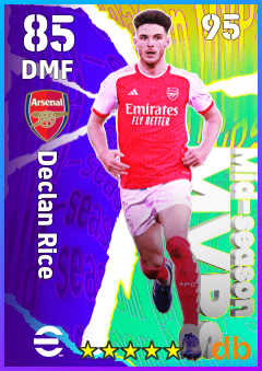 Declan Rice eFootball player card